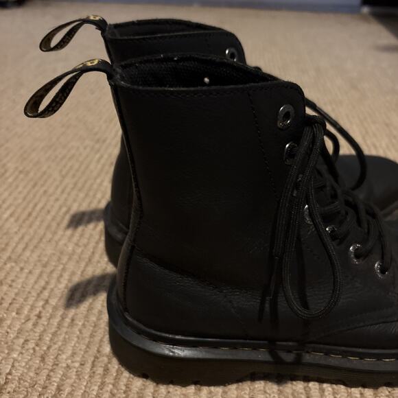 Dr Martens Air Weir Boots Luna AW004 SK10T Woman Size 7 Black - Picture 5 of 9